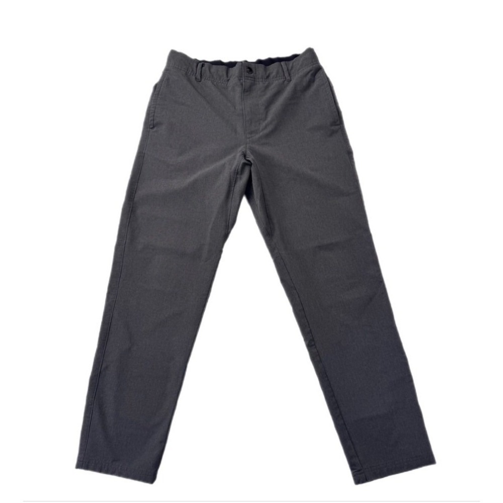 Men's StretchTech GO H2O Small Gray Performance Pants Zip Back Pocket Activewear